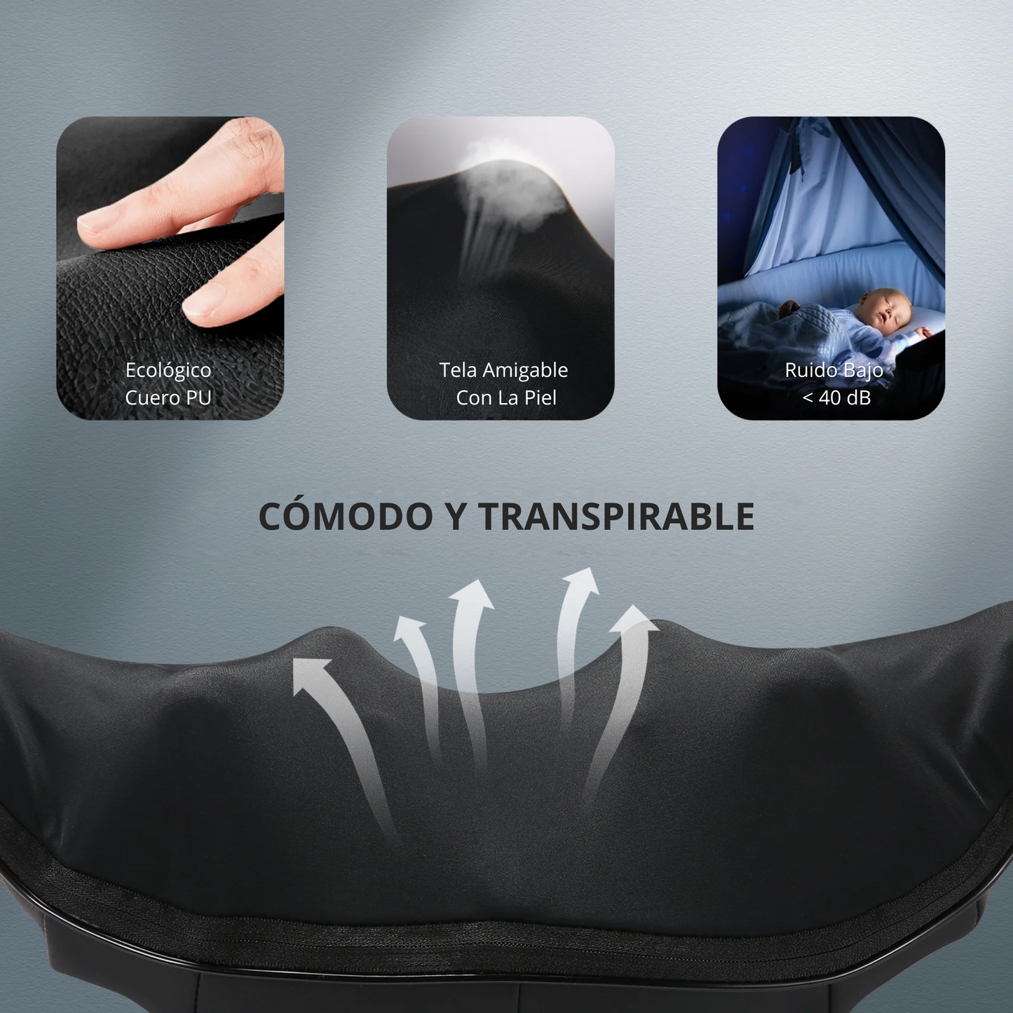 RelaxaWave™ – Masajeador de cuello inteligente.