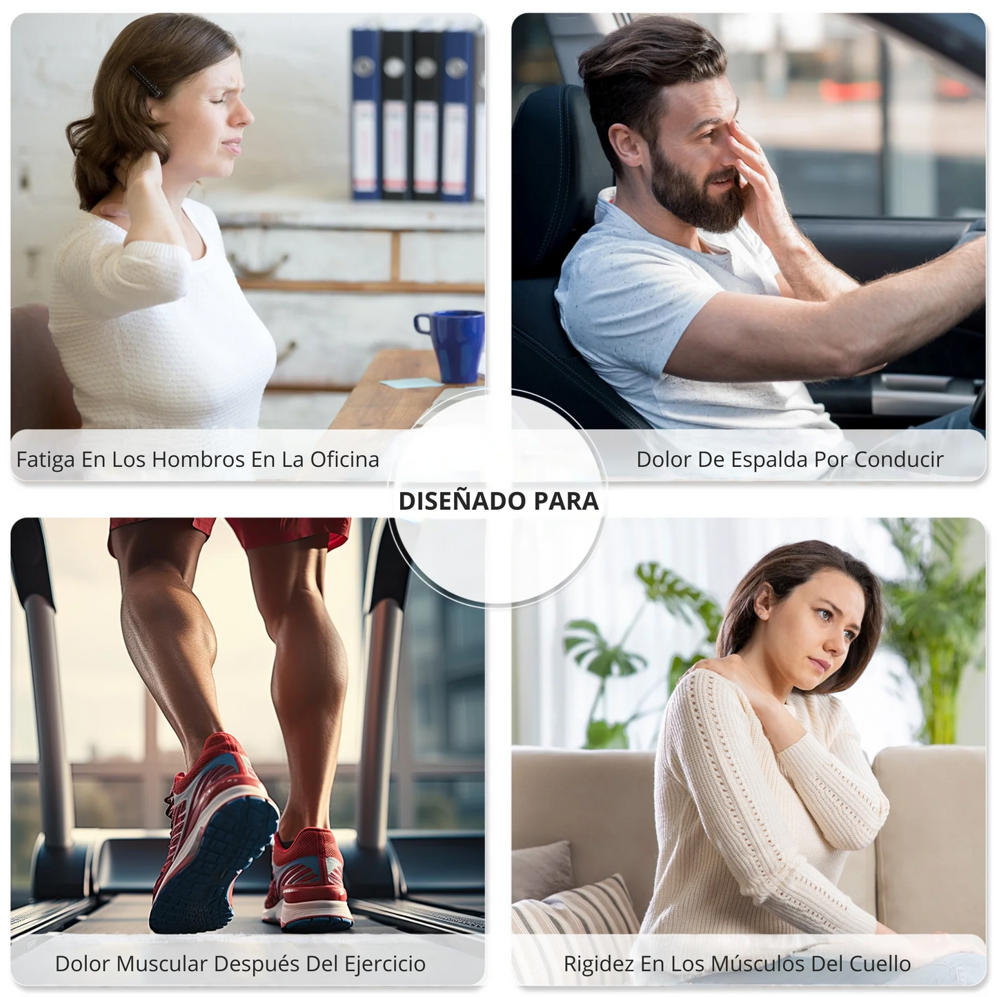 RelaxaWave™ – Masajeador de cuello inteligente.